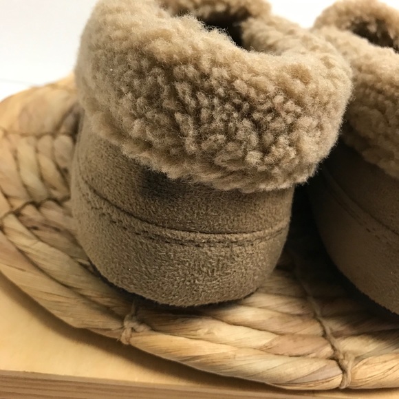 LL Bean Fur House Slipper Brown 10 Medium - Picture 6 of 8